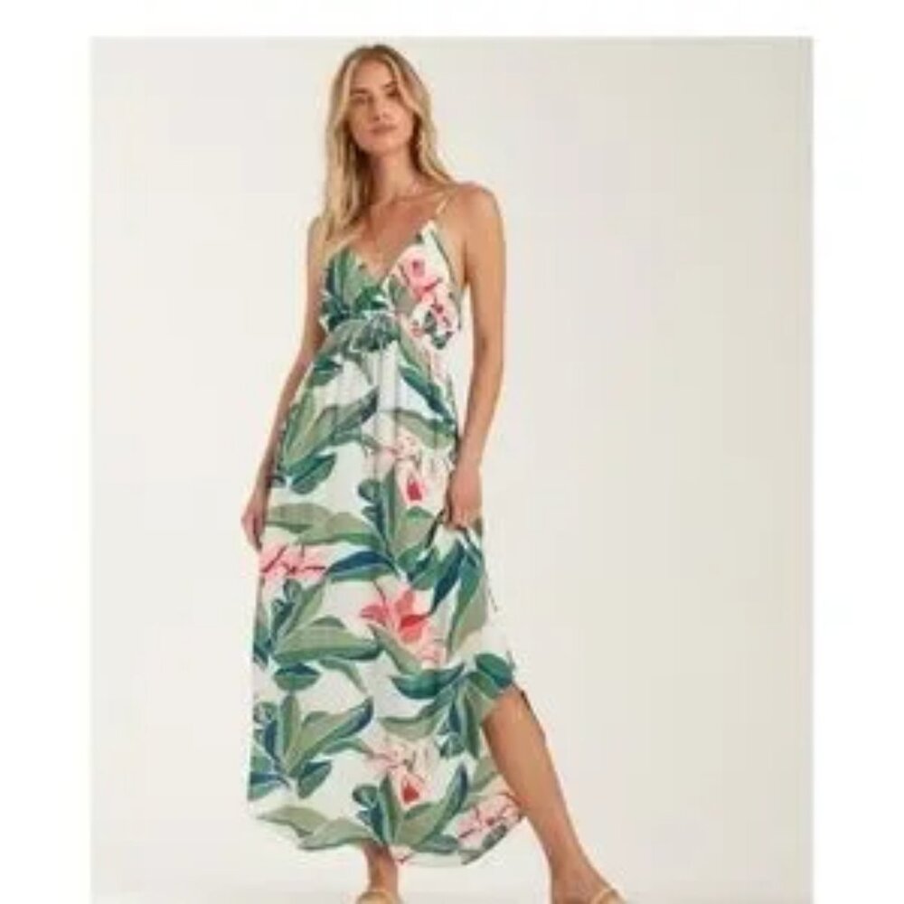 NWT Billabong Tropical Like Minded Maxi Dress! SO CUTE!